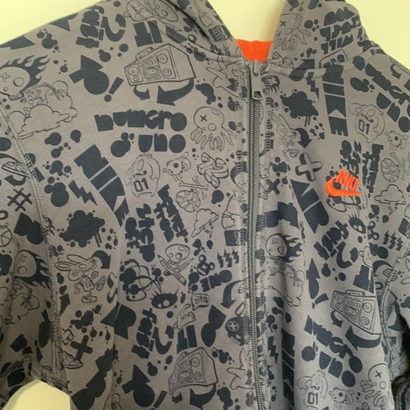 Nike All over Print hoodie. Size S/M - Picture 3 of 6